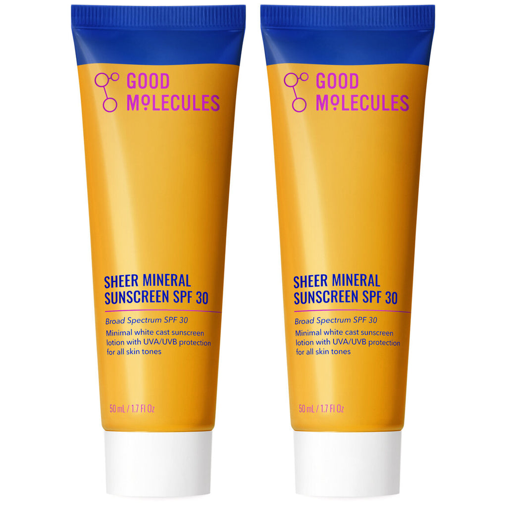 Sheer Mineral Sunscreen SPF 30 - 50ml (2-Pack)
