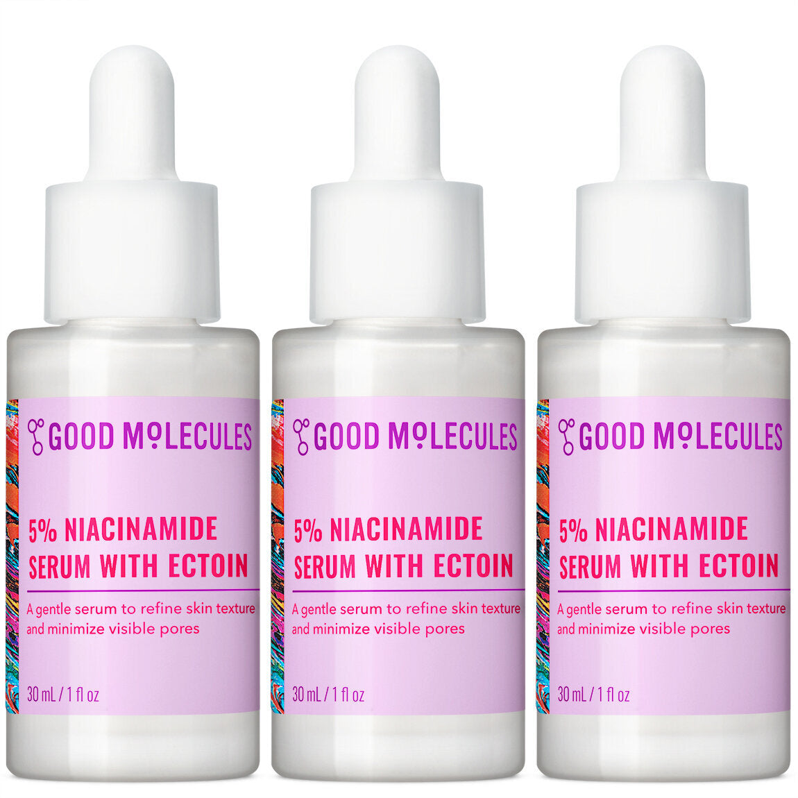 5% Niacinamide Serum with Ectoin - 30ml (3-Pack)