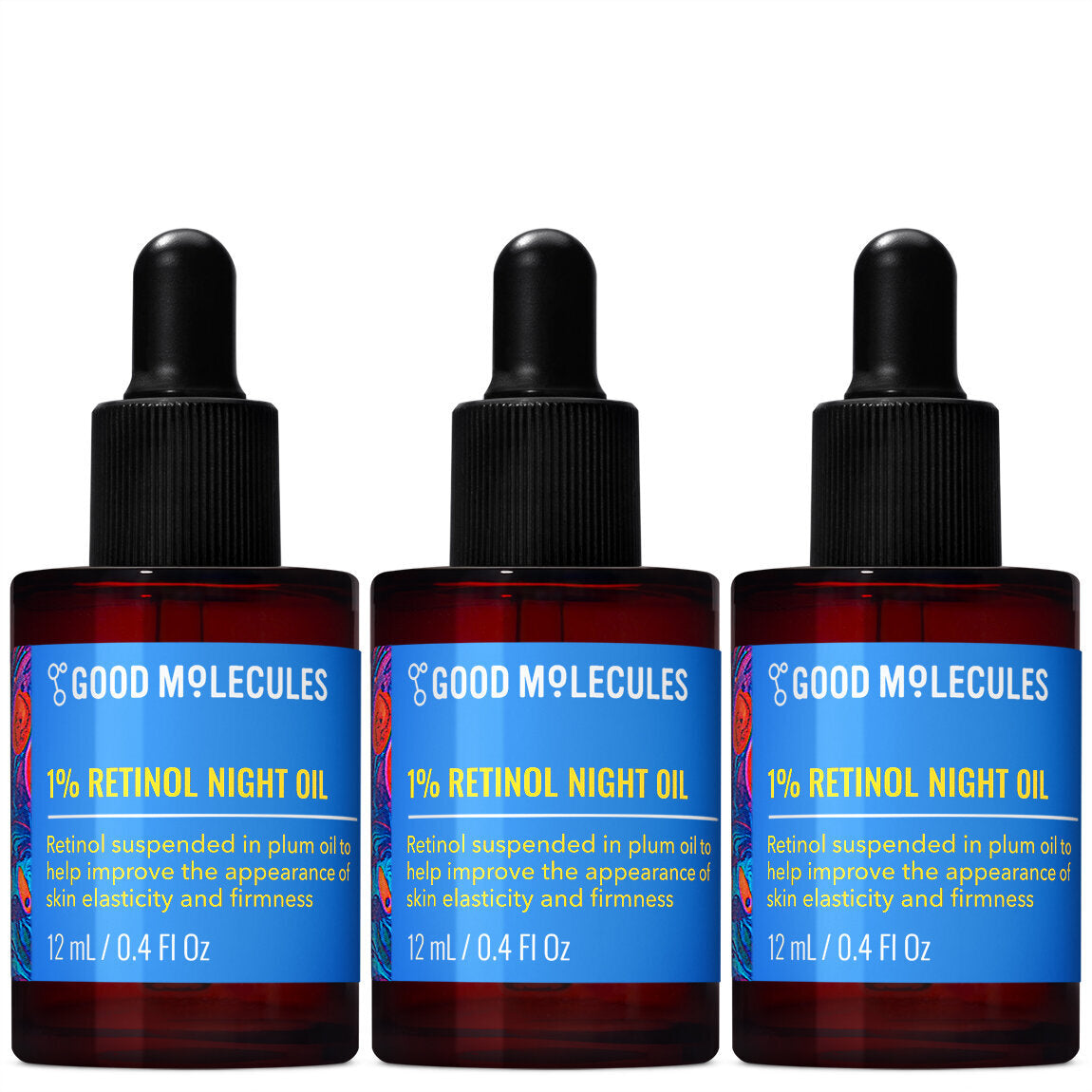 1% Retinol Night Oil - 12ml (3-Pack)